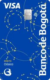 Minicard tarjeta débito amparada Banco de Bogotá