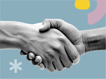 apreton de manos fondo colores